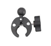 ZIDDAR Adaptateur de fixation à rotule de guidon rotatif à 360° 25 mm pour supports de téléphone de moto et caméras d'action