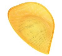 ZIDDAR Base bibi avec soucoupe en forme de goutte - Chapeau sinamay à bord relevé - Base bibi, jaune, taille unique