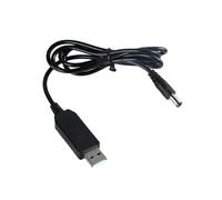 ZIDDAR Câble d'alimentation USB 5 V vers 4,5 V CC 5,5 x 2,1 mm pour lampe LED et jouet avec connecteur 5,5 x 2,1 mm