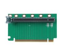 ZIDDAR Carte élévateurs PCIe PCIExpress 3.0 16x pour serveur d'ordinateur 1U Châssis Adaptateurs 90 degrés PCIE Risers