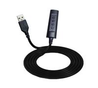 ZIDDAR Carte son externe USB 3,5 mm pour regarder des films, musique pour studio, carte son de conférence