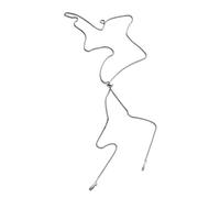 ZIDDAR Chaîne en métal pour écouteurs FreeClip compatible Bluetooth Câble confortable avec fermoirs réglables Accessoire pour écouteurs