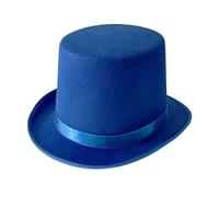 ZIDDAR Chapeau plat britannique tendance pour costumes spectacles théâtraux comédies musicales haut pour adultes enfants magicien pour hommes adultes pour vrac sans compartiment secret