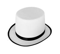 ZIDDAR Chapeau plat britannique tendance pour costumes spectacles théâtraux comédies musicales haut pour adultes enfants magicien pour hommes adultes pour vrac sans compartiment secret