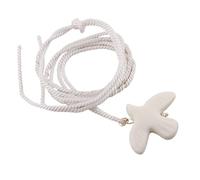 ZIDDAR Collier blanc avec colombes de la paix - Bijou unique pour étudiant - Longue chaîne pour femme à la recherche de bijoux uniques et significatifs - Accessoire de mode