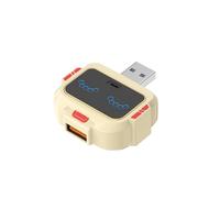 ZIDDAR Commutateur USB intelligent à activation vocale anglaise pour ventilateur 5 V Réglage de la luminosité Vitesse Pas besoin de contrôle manuel Commutateur activé par la voix en anglais