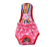 ZIDDAR Culotte sanitaire pour chien fille Culotte physiologique Combinaison menstruelle Combinaison féminine Culotte lavable Short pour chiens Couches hygiéniques pour animaux de compagnie