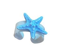 ZIDDAR Élégante étoile de mer portable pour les escapades en bord de mer, bijoux tendance, accessoires de vacances, taille unique, Comme décrit