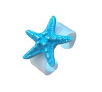 ZIDDAR Élégante étoile de mer portable pour les escapades en bord de mer, bijoux tendance, accessoires de vacances, taille unique, Comme décrit