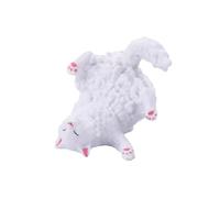 ZIDDAR Figurines ravissantes pour décoration d'étagère de moniteur, figurine d'animal de collection Accent de qualité supérieure Figurine de chaton en résine de qualité supérieure Figurine de chat