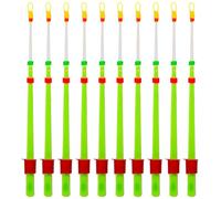 ZIDDAR Lot de 5 cannes à pêche d'hiver portables avec embouts supérieurs - Section avant - Étanche - Ensemble d'extension pour pêche rapide