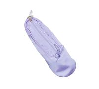 ZIDDAR Pochettes à crayons faites à la main en forme de chaussure de ballet - Texture tissu - Convient pour l'école ou le bureau - Avec détails brodés, a