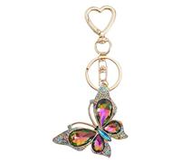 ZIDDAR Porte-clés papillon tendance avec pendentif mignon pour sac à main, cadeau pour les jeunes amateurs de mode, breloque de sac décorative pour femme, couleur, taille unique