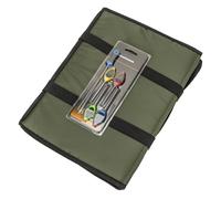 ZIDDAR Tapis de pêche pliable avec aiguille d'appât, tapis d'atterrissage, tapis de décrochage, équipement de pêche, tapis de pêche pliable, accessoires