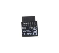 ZIDDAR TPM Board 12Pin TPM 2.0 Module LPC Interfaces Forte Cryptage TPM Module Board pour cartes mères