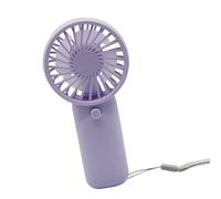 ZIDDAR Ventilateur miniature portable avec cordon 2 piles 3 A, contrôle de vitesse unique, pour intérieur et extérieur, convient aux navetteurs