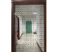 ZiDeTang Acrylic Beaded Door Curtain Home Décor Tassel Room Divider Curtain (100cm by 195cm, Heart Brown)