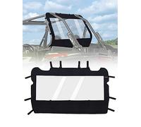 ZIDIYORUO UTV Soft Rear Windshield -Polaris RZR Back Window - Durable, Easy Install, Compatible with RZR XP 1000 & TURBO (2014-2023) - Rear Wind Cover Keeps Air/Rain/Dust/Pebbles/Mud Away from Seats