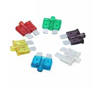 ZIDRMTKVK 1000PCS 5A 10A 15-40A Inserts de fusible Automatique Taille Moyenne Comprimés d'assurance Automobile Fusible Standard avec Lampe Voiture boîte(10)