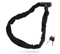 ZIEGER Antivol de vélo Chain 850-85 cm Antivol à chaîne en acier et gaine en nylon