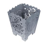 ZIEGER Brasero design Wedding - Système d'emboîtement en acier avec cœur