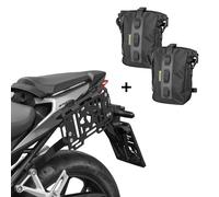 ZIEGER Porte-Sac Latéral pour Honda CB 750 Hornet, Compatible S, Noir