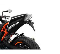 Zieger Par support de plaque d'immatriculation KTM 125 DUKE 17-