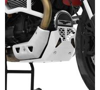 ZIEGER Protection Sous Moteur Compatible Avec Moto Guzzi V85 TT Blanc