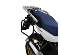 ZIEGER Set Porte-Bagages Latéral pour Honda XL 750 Transalp Noir, Aluminium