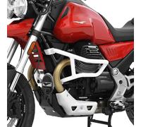ZIEGER Support De Chute Compatible Avec Moto Guzzi V85 TT Blanc