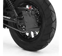 ZIEGER Support de plaque d'immatriculation latéral compatible avec Hyosung GV 125 S Aquila