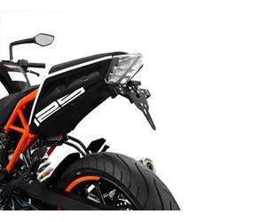 ZIEGER Support de plaque d'immatriculation Pro - Compatible avec : KTM 125 Duke 390 Duke France