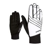 Ziener 808271 Gants de Ski de Fond/Nordique/Crosscountry pour Adulte, Coupe-Vent, Respirants, Moulants, UGO GTX INF Crosscountry, Blancs, 5,5
