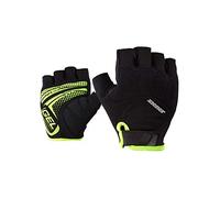 Ziener Colit Gants de Cyclisme pour Homme - Mitaines - Respirant/amortissant/antidérapant - Noir/Jaune Poison