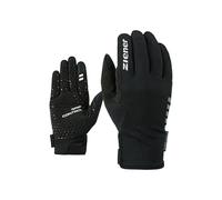 Ziener Cornelis Touch Gants de Cyclisme Longs pour Adulte | Doigts Longs avec Fonction Tactile - Respirant/Coupe-Vent/Softshell - Noir 8,5
