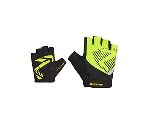 Ziener Cull Gants de vélo/VTT pour Enfant | Doigts Courts - Respirants/amortissants, Jaune Poison, Taille XL
