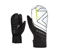 Ziener DALYO Gants de Cyclisme d'hiver imperméables et Souples rembourrés Noir/Jaune Poison 8