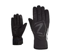 Ziener DAQUA Gants de cyclisme pour homme Hiver | Imperméable Soft Shell Rembourré Noir 9.5