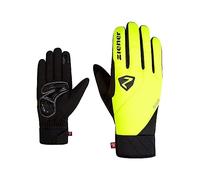 Ziener Donni GTX INF PR Gants de Cyclisme d'hiver | Primaloft Gore-Tex Infinium Jaune Poison 9