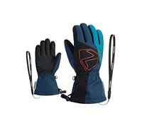 Ziener Gants de Ski Laval pour Enfant | Imperméables, Extra Chauds, Laine hale Navy stru, 3