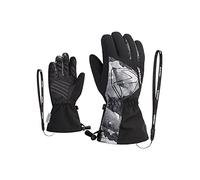 Ziener Gants de Ski Laval pour Enfant - Imperméables - Extra Chauds - Laine - Noir/Gris - 6,5