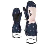 Ziener Gants de ski Levi pour enfant - Imperméables et respirants - Imprimé cristal de neige - Taille 128