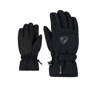 Ziener Gants de Ski pour Enfant Lago GTX - Gants de Ski/Sports d'hiver - Imperméables, Respirants, Noirs, Taille 6,5