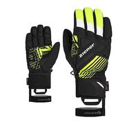 Ziener Genrix Gants de Ski/Sports d'hiver pour Homme - Imperméables - Laine Alpine - Jaune Poison - 9,5