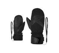 Ziener GETTERO-Z Moufles de Ski/Sports d'hiver imperméables en Laine Thermoshield, Noir, 10