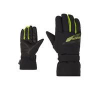 Ziener Gordanus Gants de Ski/Sports d'hiver pour Homme - Imperméables - sans PFC - Noir Citron - Taille 9