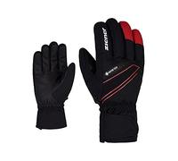 Ziener Gunar Gants de Ski pour Homme | Imperméables, Respirants, Chauds, Gore-Tex, Black.Red, 10