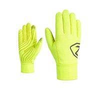 Ziener ILUSO Touch Gants de Loisirs/Fonctionnels/d'extérieur pour Homme | Respirants Touch, Pontetorto, Poison Yellow, 7