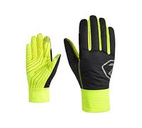 Ziener Isidro Touch Gants de Loisirs Fonctionnels et d'extérieur Respirants, Toucher pontetorto, Jaune Poison 9,5