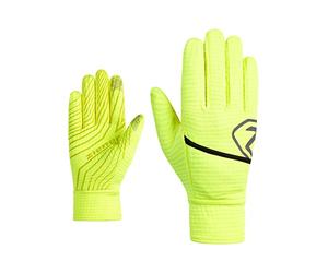 Ziener Ivano Touch Gants de Loisirs, Fonctionnels, d'extérieur | Touch, moufles à Enfiler Jaune Poison 7,5